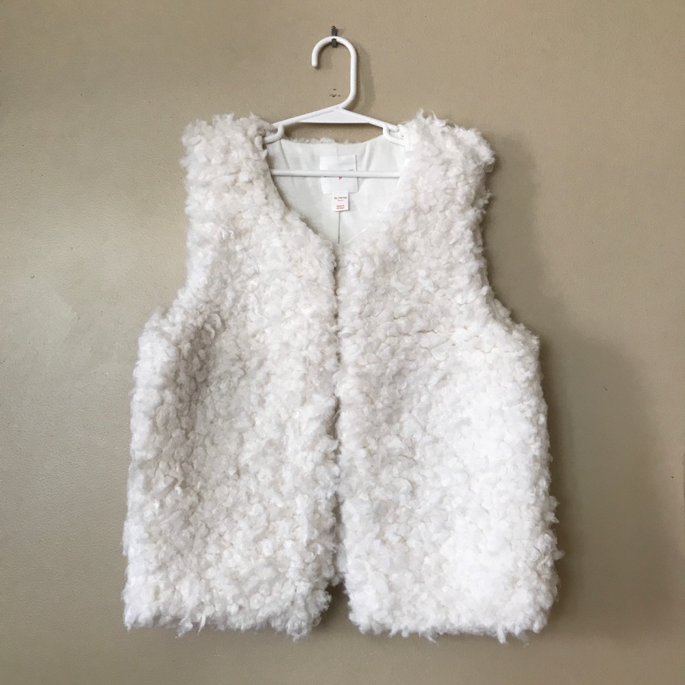 fluffy fleece vest